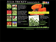 Tablet Screenshot of juliatrickey.co.uk